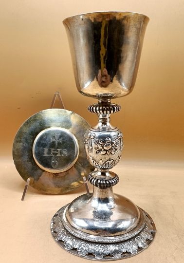 Chalice all in silver circa 1650