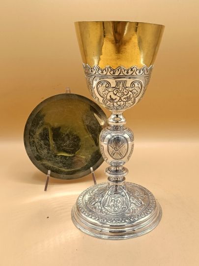 Italian chalice begin of XVIIIth c.