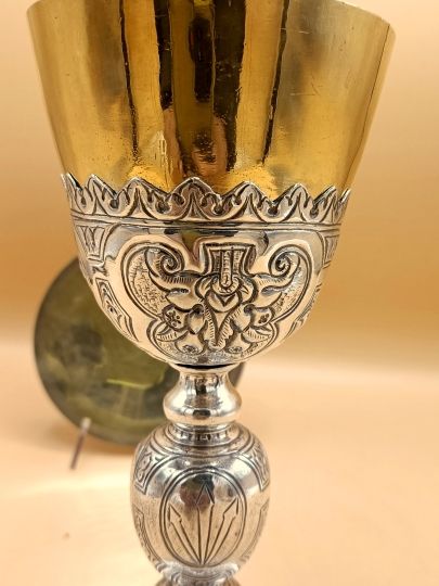 Italian chalice begin of XVIIIth c.