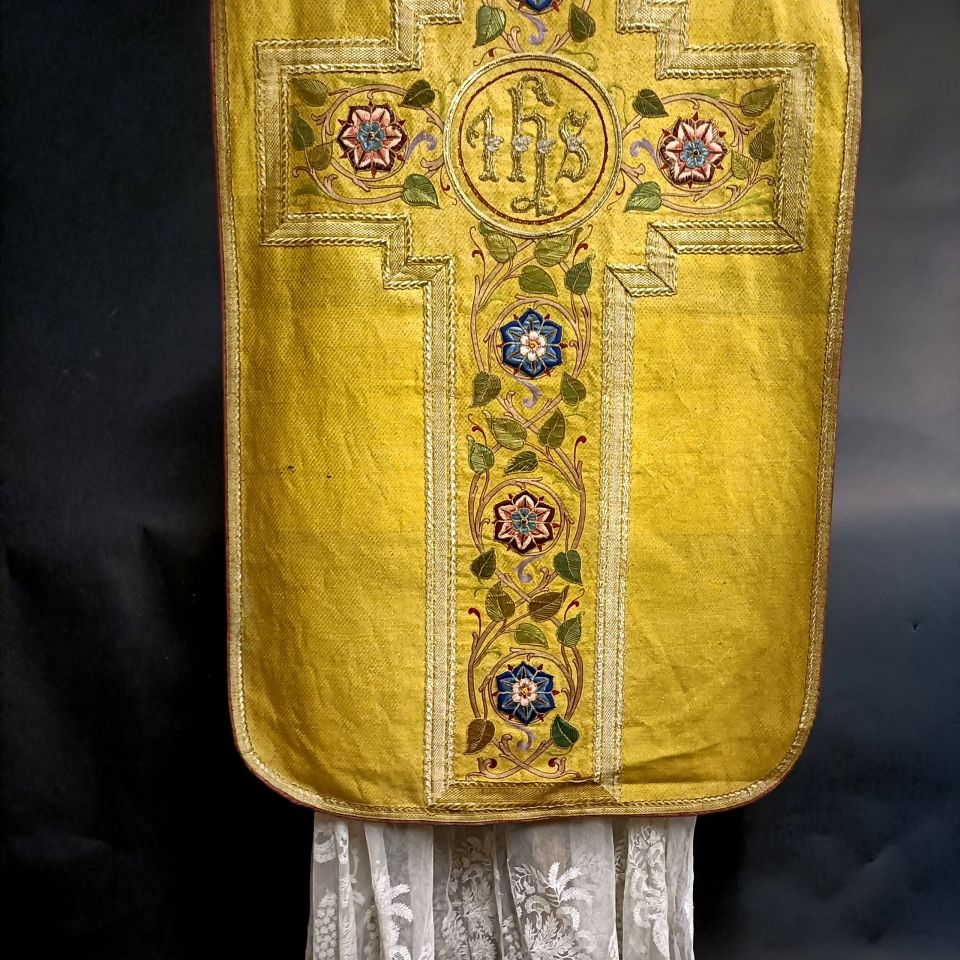 Pianeta oro , fili di seta di coloro , 1900