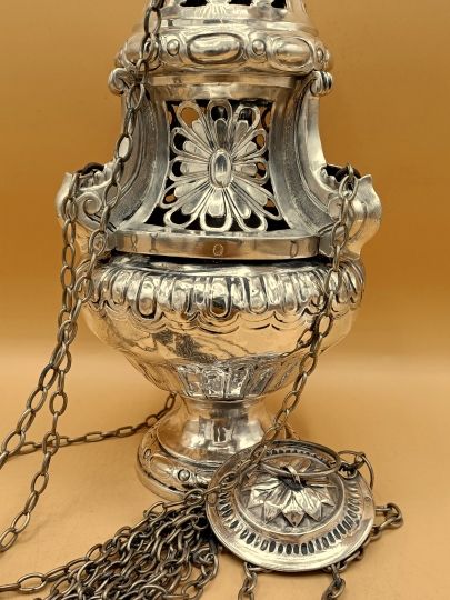 Censer in solid silver circa 1800