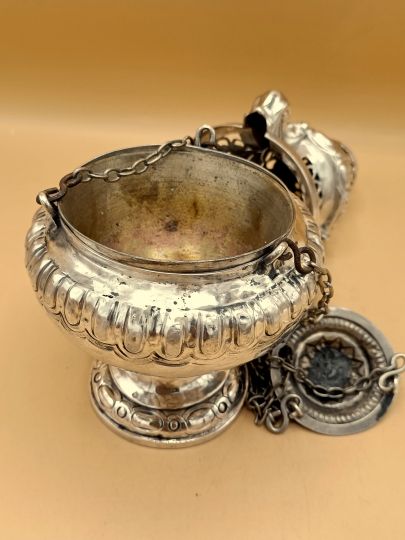 Turibulo tutto in argento, Epoca 1800