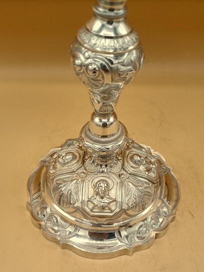Chalice in silver baroc style XIXth c.