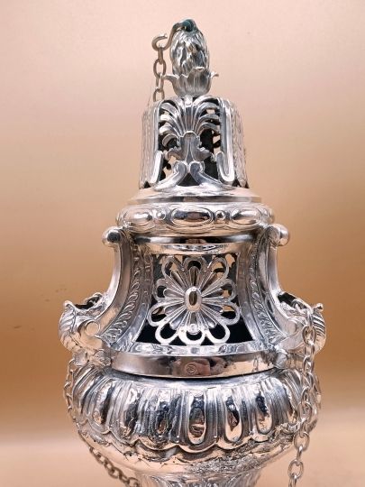 Thurible in solid silver circa 1830