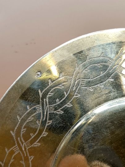 Calice Italiano in argento doato , fine 800 , riproduzione del calice del papa ST Pie II