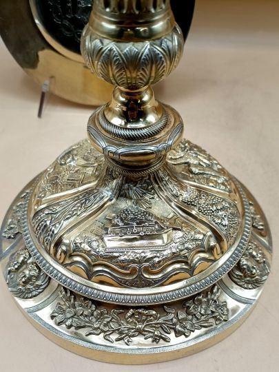 Baroc chalice , high model , sterling silver , circa 1830