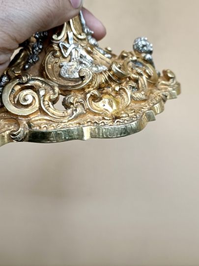 Calice Italiano in argento doato , fine 800 , riproduzione del calice del papa ST Pie II